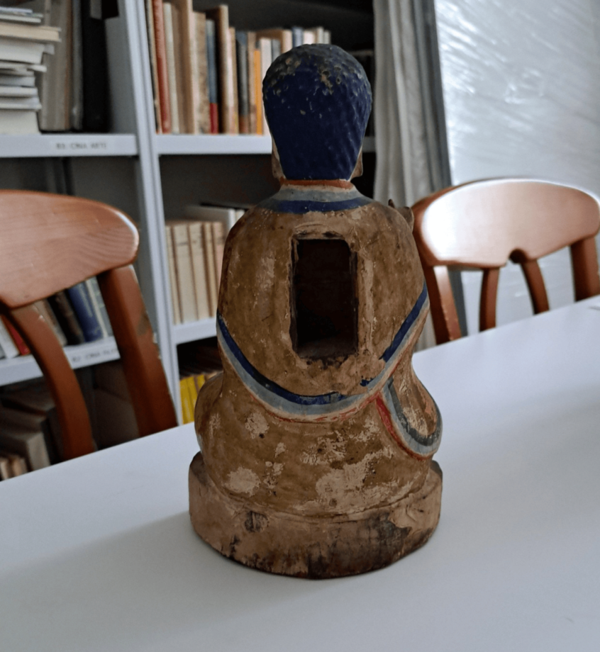 The hollowed back of the Buddha at the Museo d’Arte Cinese ed Etnografico