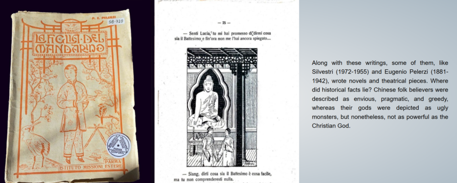 A screenshot of the part of the exhibit examining archival material