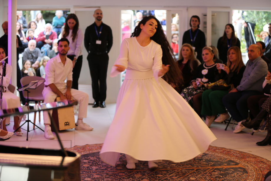 Samā' demonstration at the museum by the ensemble Zendeh Delan